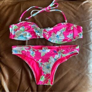 Abercrombie & Fitch Floral Pink Bikini Set